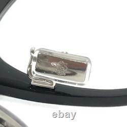 Monture de lunettes Rimowa RW50001U 001 noire et argentée, ronde, cerclée complète, 50-23-150