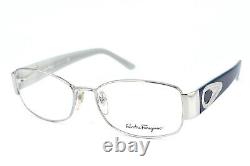 Monture de lunettes Salvatore Ferragamo 1775 511 Argent pour femmes, Italie 5316 130#3605