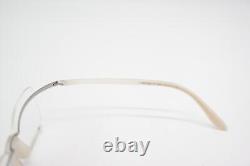 Monture de lunettes Silhouette SPX 1525 Transparent Argent demi-cerclée Neuve