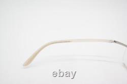 Monture de lunettes Silhouette SPX 1525 Transparent Argent demi-cerclée Neuve