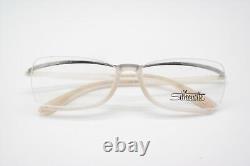 Monture de lunettes Silhouette SPX 1525 Transparent Argent demi-cerclée Neuve