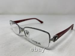 Monture de lunettes à demi-monture argentée Vogue Eyewear VO 3875-B 548 52-17-135 L794