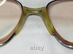 Monture de lunettes carrée en métal argenté pour hommes des années 80 de YSL 61 Yves Saint Laurent vintage