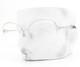 Monture De Lunettes De Soleil Tiffany Demi-contour Tf3082 En Argent Brillant Avec étui