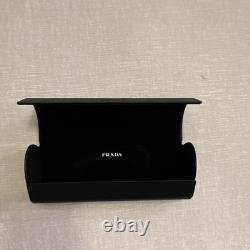 Monture de lunettes de vue PRADA pour femme, argentée, rectangulaire et cerclée, en métal/plastique, coloris uni