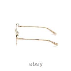 Monture de lunettes en métal ronde dorée Swarovski SK5364 028 52-20-140 SK 5364