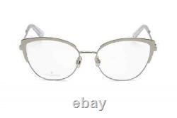 Monture de lunettes optiques Swarovski SK 5402 016 en métal argenté style œil de chat 54-17-140