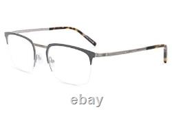 Monture de lunettes optiques demi-cerclée en argent OGA Morel 10157O NV11 56-22-155