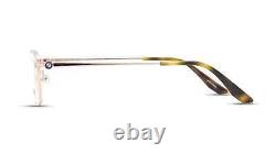 Monture de lunettes optiques en métal couleur or rose BMW BW5012 028, ajustement mondial 56-17-150.