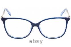 Monture de lunettes optiques en plastique bleu à œil de chat Swarovski SK 5367 092, 53-14-140 RX.
