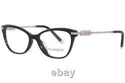 Monture de lunettes pour femmes Tiffany & Co. TF2219B 8001 Noir/Argent Pleine monture 52mm
