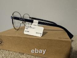 Monture de lunettes ronde Ralph Silver ORA6050 9433 à monture complète 53/17/140