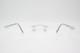 Monture De Lunettes Sans Cerclage Daniel Swarovski S169 00 Argent Gris Neuf