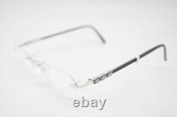 Monture de lunettes sans cerclage Daniel Swarovski S169 00 Argent Gris Neuf