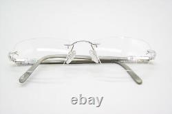 Monture de lunettes sans cerclage Daniel Swarovski S169 00 Argent Gris Neuf
