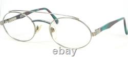 Monture de lunettes vintage DAVIDOFF 305 450 ARGENT / VERT / CLARET 48-25-135
