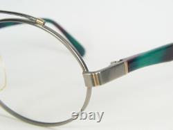 Monture de lunettes vintage DAVIDOFF 305 450 ARGENT / VERT / CLARET 48-25-135