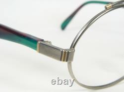 Monture de lunettes vintage DAVIDOFF 305 450 ARGENT / VERT / CLARET 48-25-135