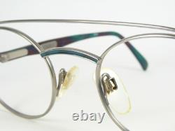 Monture de lunettes vintage DAVIDOFF 305 450 ARGENT / VERT / CLARET 48-25-135