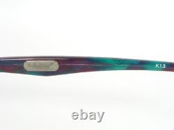Monture de lunettes vintage DAVIDOFF 305 450 ARGENT / VERT / CLARET 48-25-135