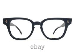 Monture de lunettes vintage Tart Optical BRYAN noire avec diamants argentés 46-20-140