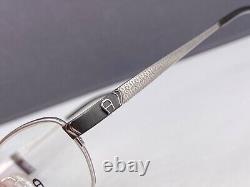 Montures de lunettes Aigner pour femme en argent Rectangulaires Ovales Demi-cerclées Tian A 1022 Np