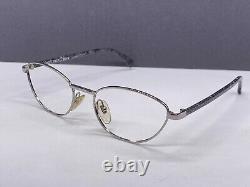 Montures de lunettes Alain Mikli Oval Cat Eye en chrome gris 2670 à bord complet