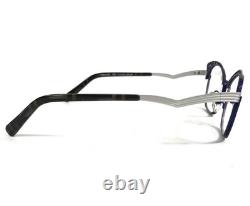 Montures de lunettes BOZ FRISSON 7082 violet rose argent œil-de-chat 51-18-140