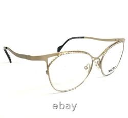 Montures de lunettes BOZ HIPPY 5010 or brossé argent œil de chat à monture complète 51-15-135