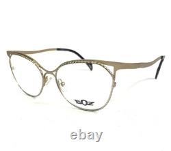 Montures de lunettes BOZ HIPPY 5010 or brossé argent œil de chat à monture complète 51-15-135