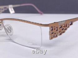 Montures de lunettes CAZAL pour femme, demi-cercle en métal argenté et marron 4170 Allemagne