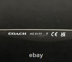 Montures de lunettes Coach HC5177 9455 Transparent Clair Argent Plein Contour 53-23-150