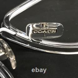 Montures de lunettes Coach HC5177 9455 Transparent Clair Argent Plein Contour 53-23-150
