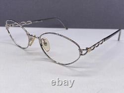 Montures de lunettes Dior pour femme, rondes ovales, argentées, vintage des années 90, 3533 Chat