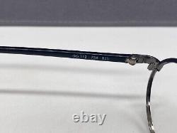 Montures de lunettes Dolce Gabbana pour femme en argent chromé rond ovale Dg 112 à bord complet