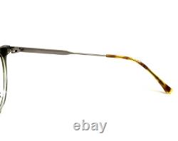 Montures de lunettes Erkers DOVER OLIVE argent rond en titane à cerclage complet 48-28-148