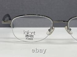 Montures de lunettes Femme Homme Argent Gau Gun Ovale Rond Décideur Demi Cerclée