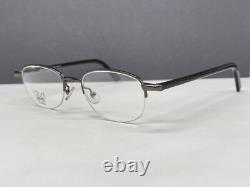 Montures de lunettes Femme Homme Argent Gau Gun Ovale Rond Décideur Demi Cerclée