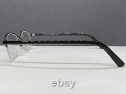 Montures de lunettes Femme Homme Argent Gau Gun Ovale Rond Décideur Demi Cerclée