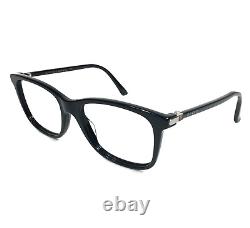 Montures de lunettes Gucci GG0018O 005 Noir Argent Carré Plein Bord 54-18-140