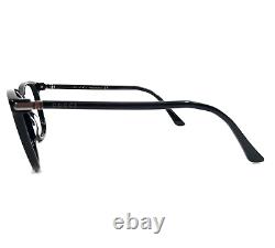 Montures de lunettes Gucci GG0018O 005 Noir Argent Carré Plein Bord 54-18-140