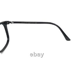 Montures de lunettes Gucci GG0018O 005 Noir Argent Carré Plein Bord 54-18-140