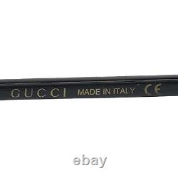 Montures de lunettes Gucci GG0018O 005 Noir Argent Carré Plein Bord 54-18-140