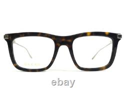 Montures de lunettes Gucci GG1438O 002 Tortoise Argent Carré Cerclage Complet 53-20-145