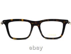 Montures de lunettes Gucci GG1438O 002 Tortoise Argent Carré Cerclage Complet 53-20-145