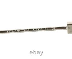 Montures de lunettes Gucci GG1438O 002 Tortoise Argent Carré Cerclage Complet 53-20-145