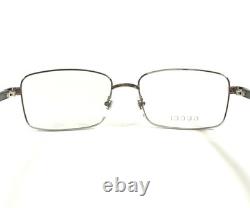 Montures de lunettes Gucci GG1586O 006 argent vert rectangulaires à monture complète 59-18-145