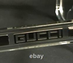 Montures de lunettes Gucci GG1731O 003 Transparent Argent Carré Cerclage Complet 54-18-145