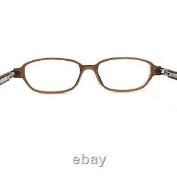 Montures de lunettes Gucci GG2446 7TF Marron Argent Rectangulaires Cerclées 51-16-125