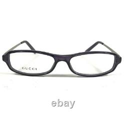 Montures de lunettes Gucci GG2576 Z4J Violet Argent Rectangulaire Cerclage Complet 52-15-130